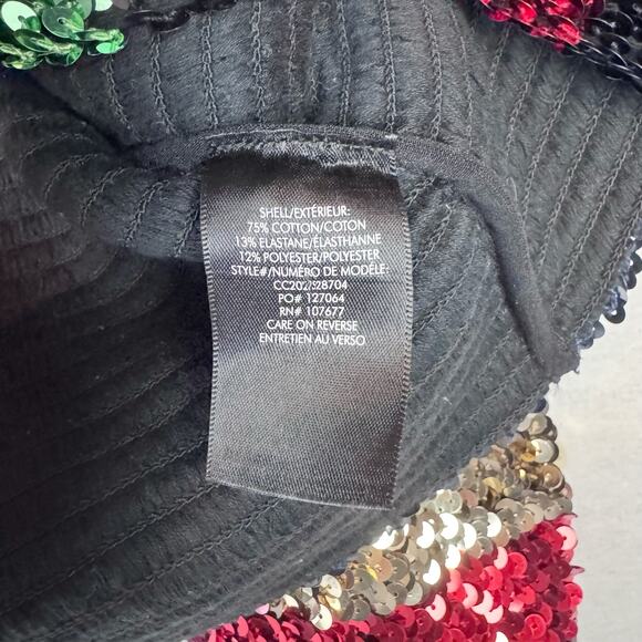 Alice + Olivia Sherryl Rainbow Sequin Cropped Blazer Jacket Puff Sleeves Small - Picture 6 of 7